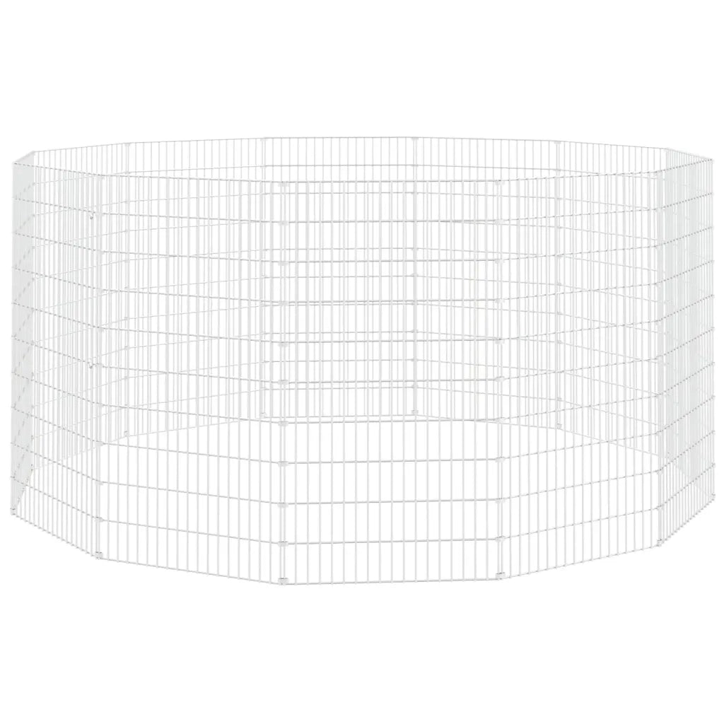 Conigliera con 12 Pannelli 54x100 cm Ferro Zincatocod mxl 71164