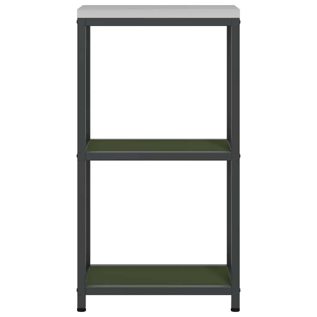 Pensile da cucina | Stoccaggio in cucina HATTEM Verde oliva 30 x 50 x 92 cm Acciaio