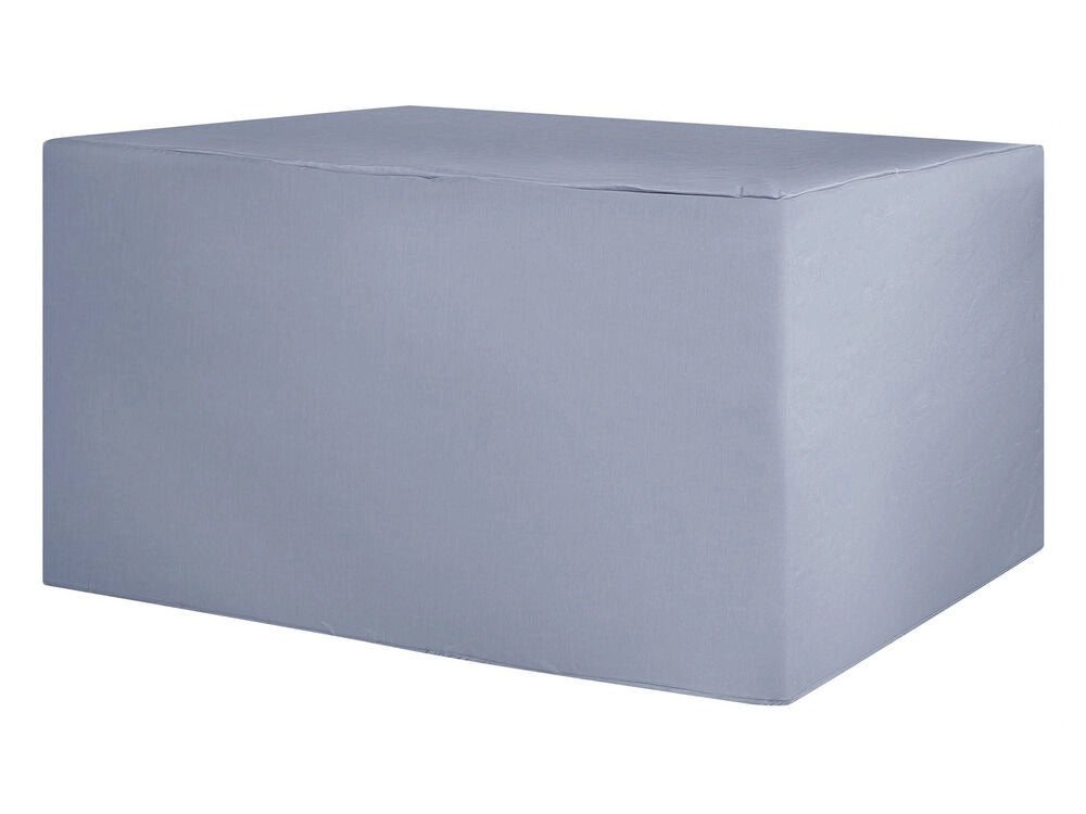 Copertura per mobili da giardino Copertura antipioggia in PVC grigio poliestere 155 x 155 x 90 cm