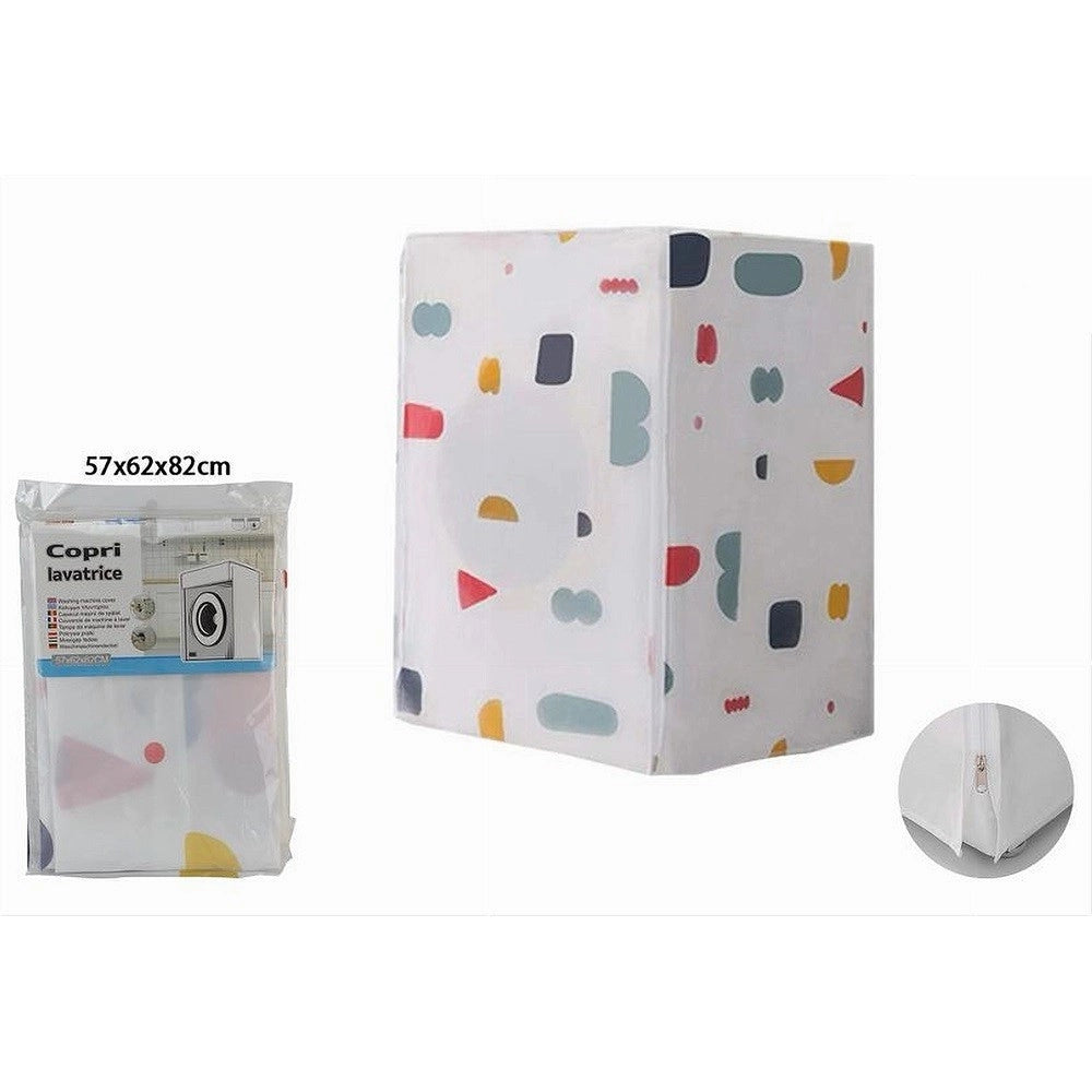 Trade Shop - Coprilavatrice Apertura Carico Frontale Chiusura A Zip 82x62x57cm Telo Pvc 59491 -