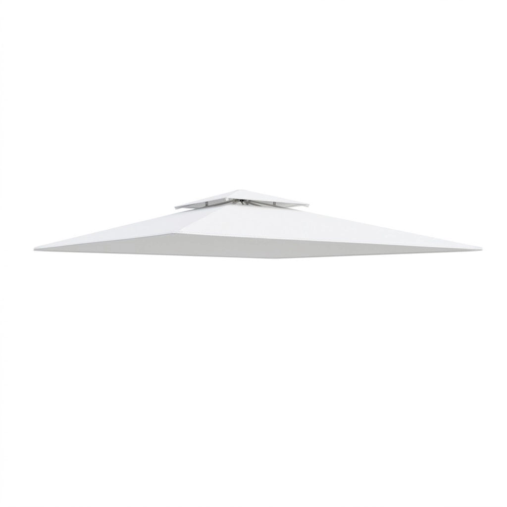 Copertura Di Ricambio Universale Per Gazebo Con Air Vent In Parte Superiore In Tessuto Resistente E Sistema Fissaggio Tasche Per Giardino Patio E Terrazza 300 X 300 Cm Beige