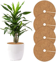 Kit di protezione per piante 4 pezzi, disco di cocco, disco di mulch di cocco, copertura per vaso per piante e protezione invernale, tappetino di protezione per piante, tappetino di controllo delle erbacce, disco di cocco Ø45CM