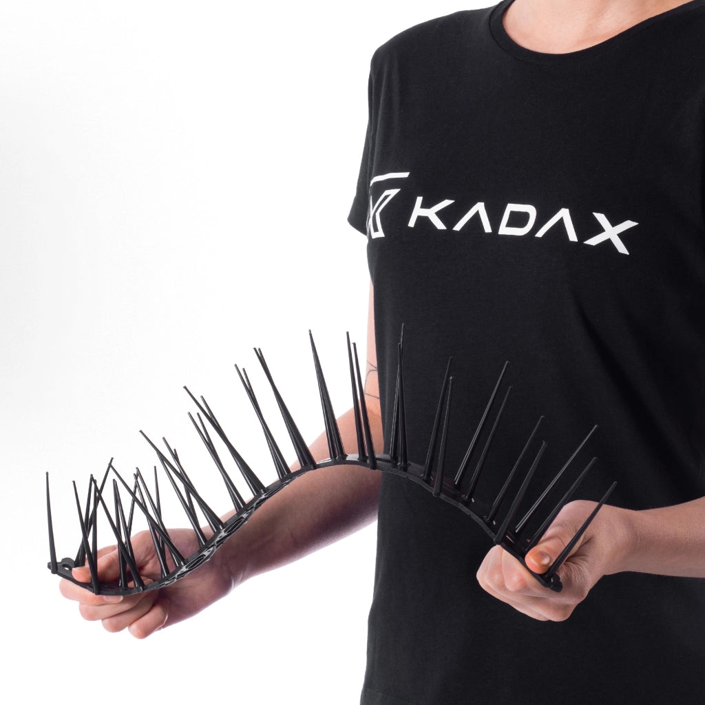 Dissuasori per uccelli KADAX in plastica, alti 24,25 m, sicuri, confezione da 50 pezzi.
