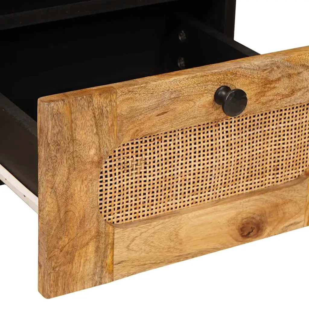 Mobile TV Marrone 70 x 33 x 46 cm Legno di mango massello