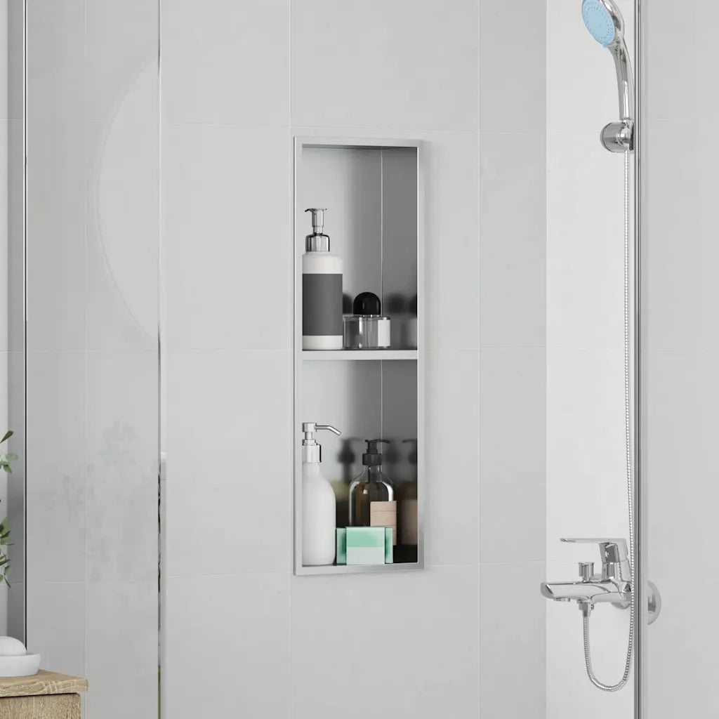 Nicchia per doccia Argento 60 x 20 x 9,5 cm CFW4996832