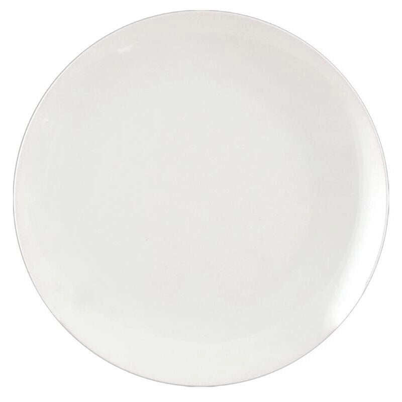 MA MAISON PERLA PIATTO PIANO BIANCO CM.27 IN PORCELLANA