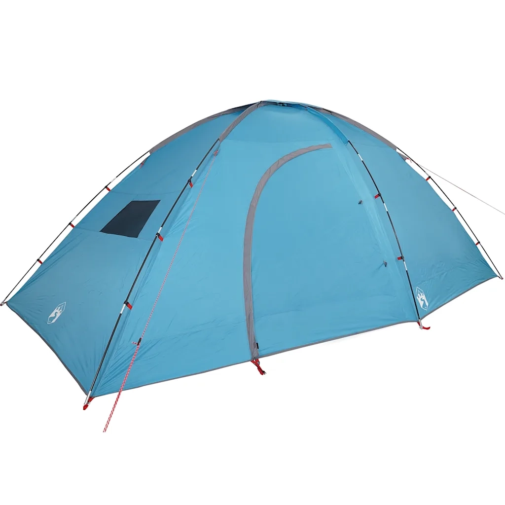 Tenda da Campeggio per 8 Persone Blu Impermeabile 94717