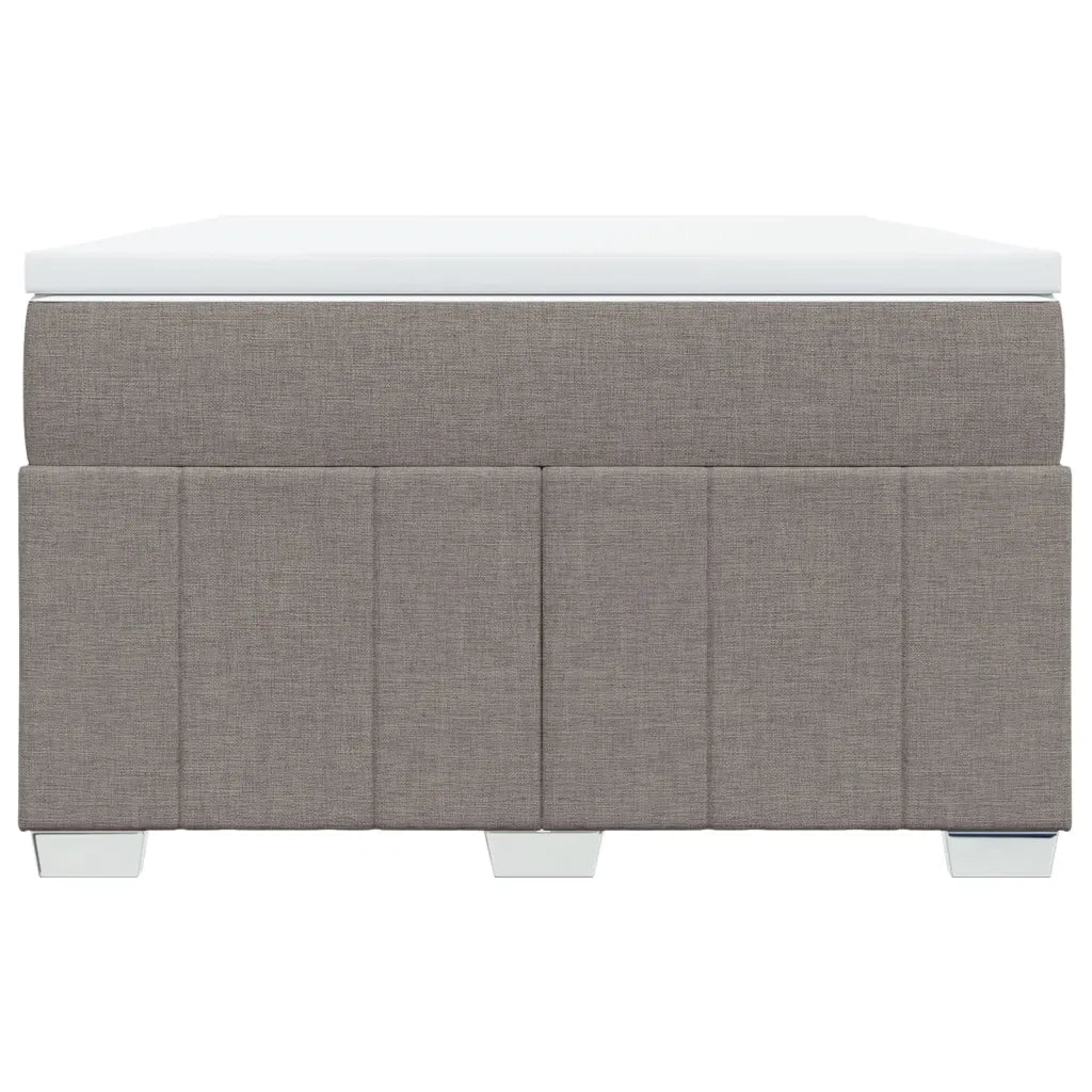 Giroletto a Molle con Materasso Tortora 120x200 cm in Tessuto 3285467