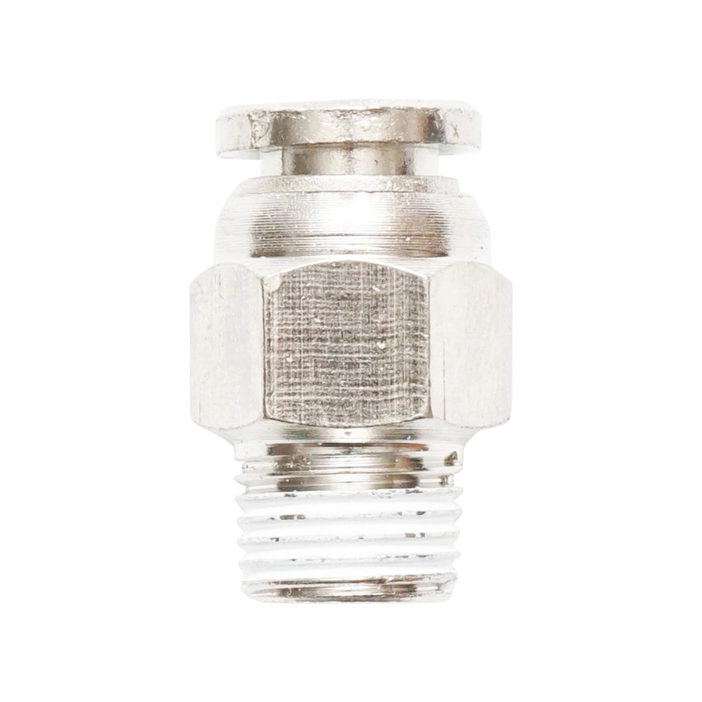 Connettore rapido in metallo dritto e vite in metallo M6 con 1/8