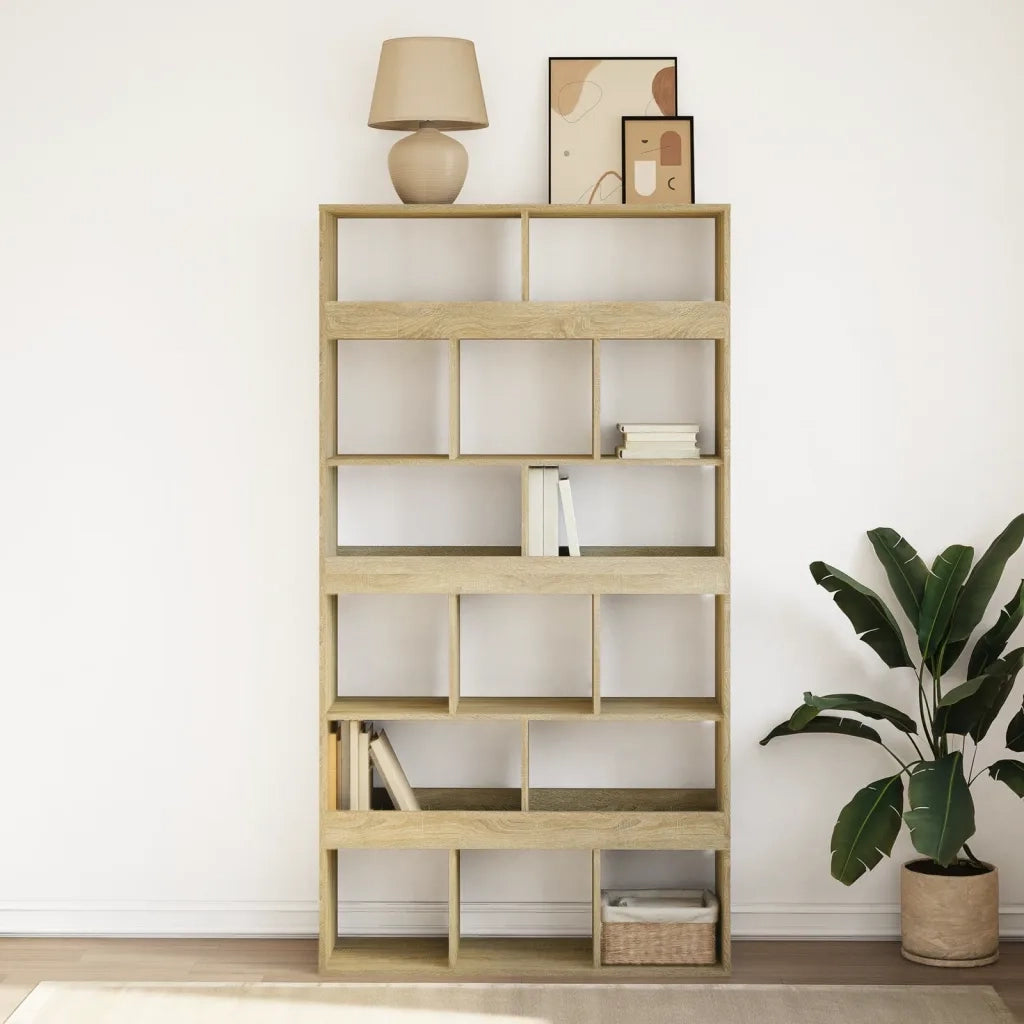 vidaXL Libreria Rovere Sonoma 100x33x187,5 cm in Truciolato