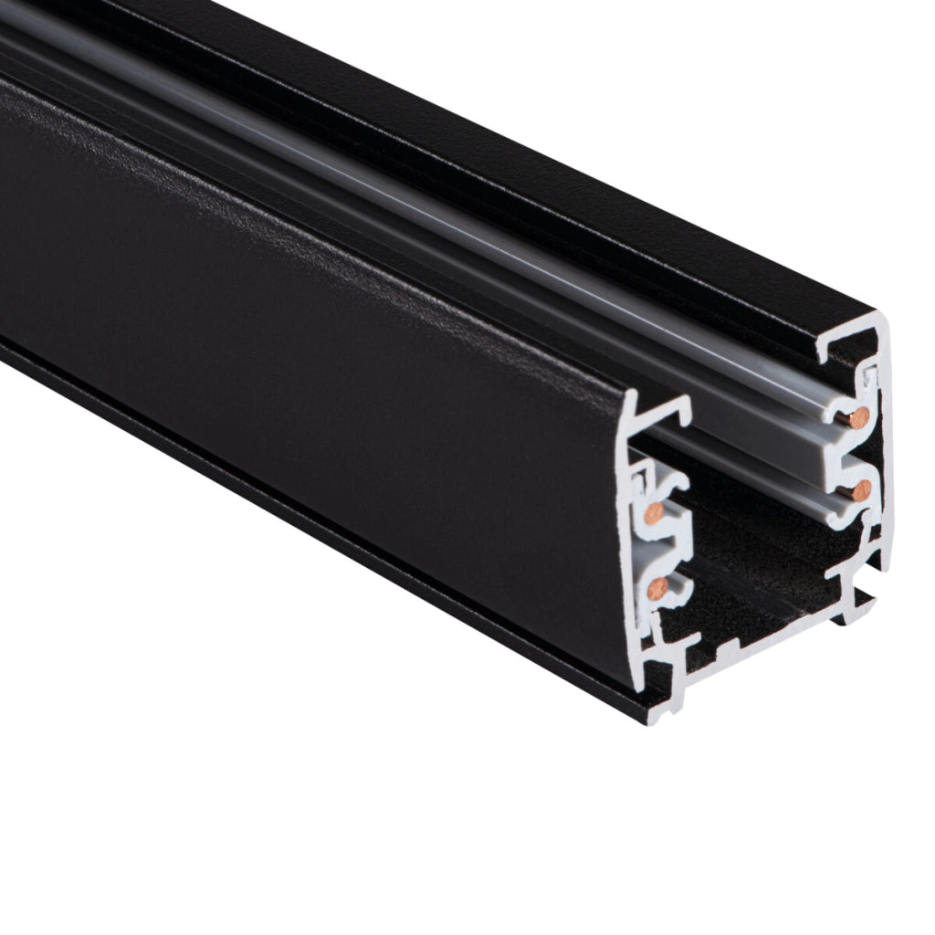 Kanlux TEAR N TR binario 3 circuiti 1m nero alluminio