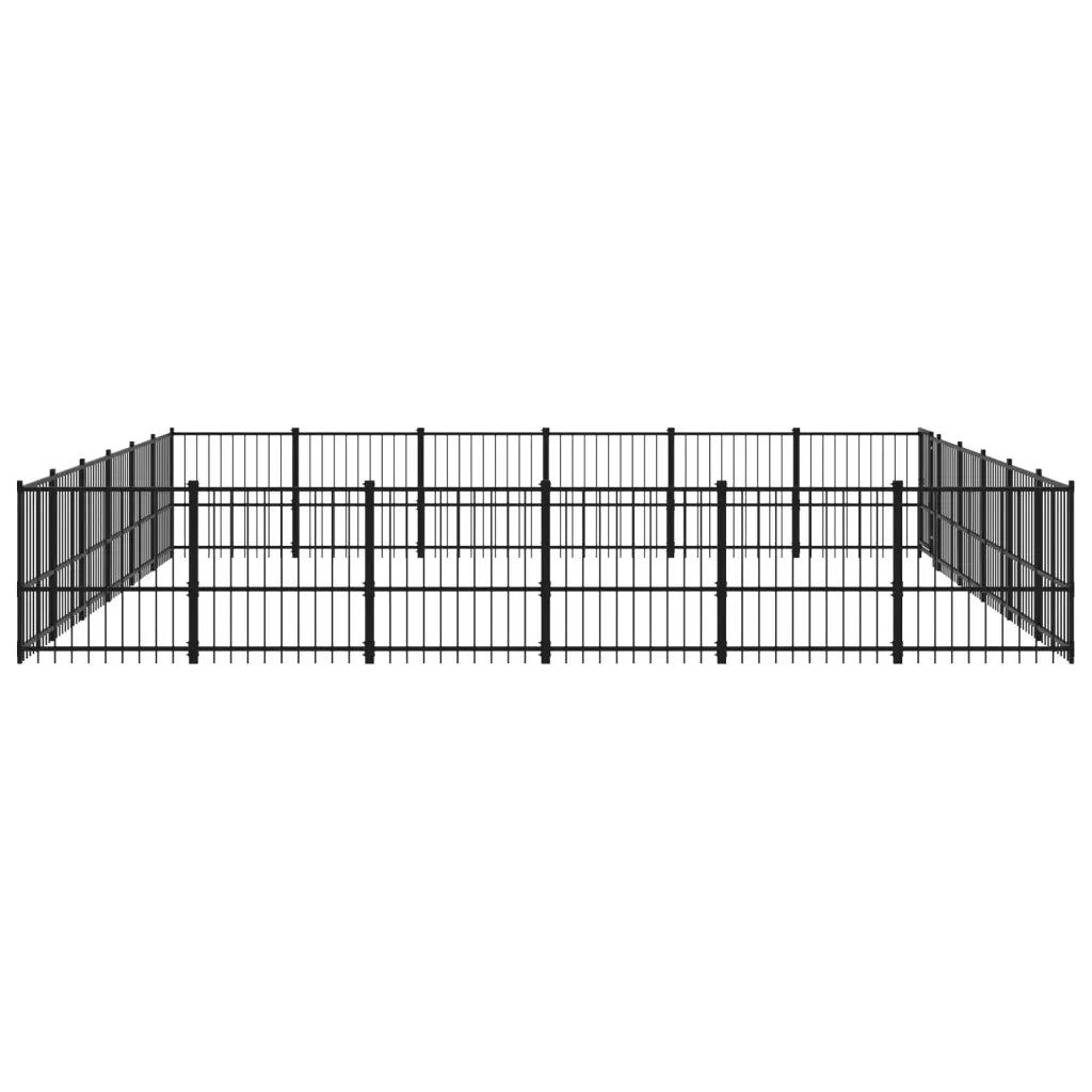 Gabbia per Cani da Esterno in Acciaio 33,87 mÂ² cod mxl 37580