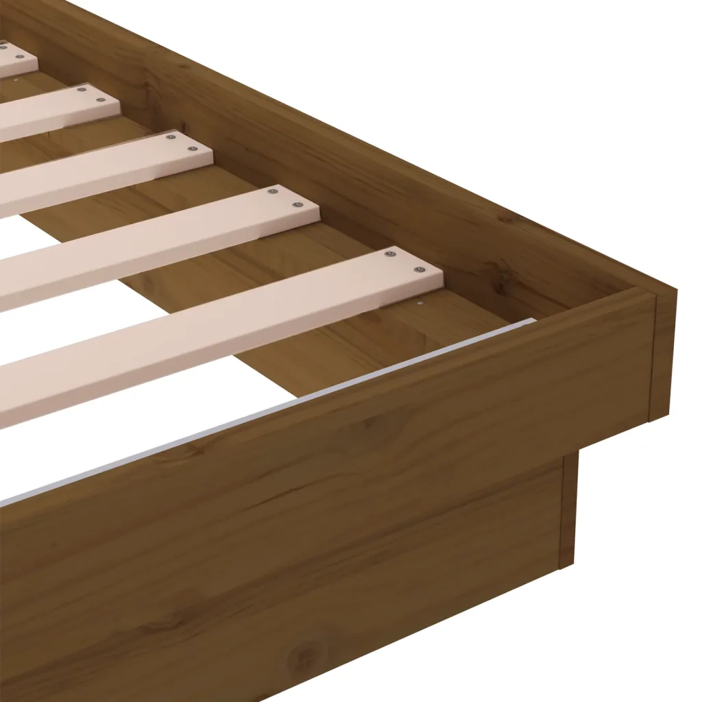 Giroletto Miele in Legno Massello 135x190 cm 4FT6 Double cod mxl 58182