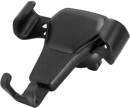 Oggetto di accessori per auto - Supporto per smartphone con rilevamento di urti - Adatto per dispositivi da 4 a 6 pollici - Costruito con ABS e pelle in PU - Dimensioni 110x90x60mm - Supporto per auto.