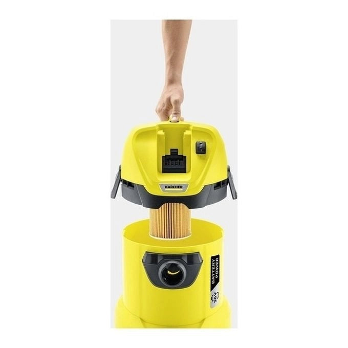 Kärcher 1.629-910.0 estrattore di polvere Nero, Giallo 17 L 300 W