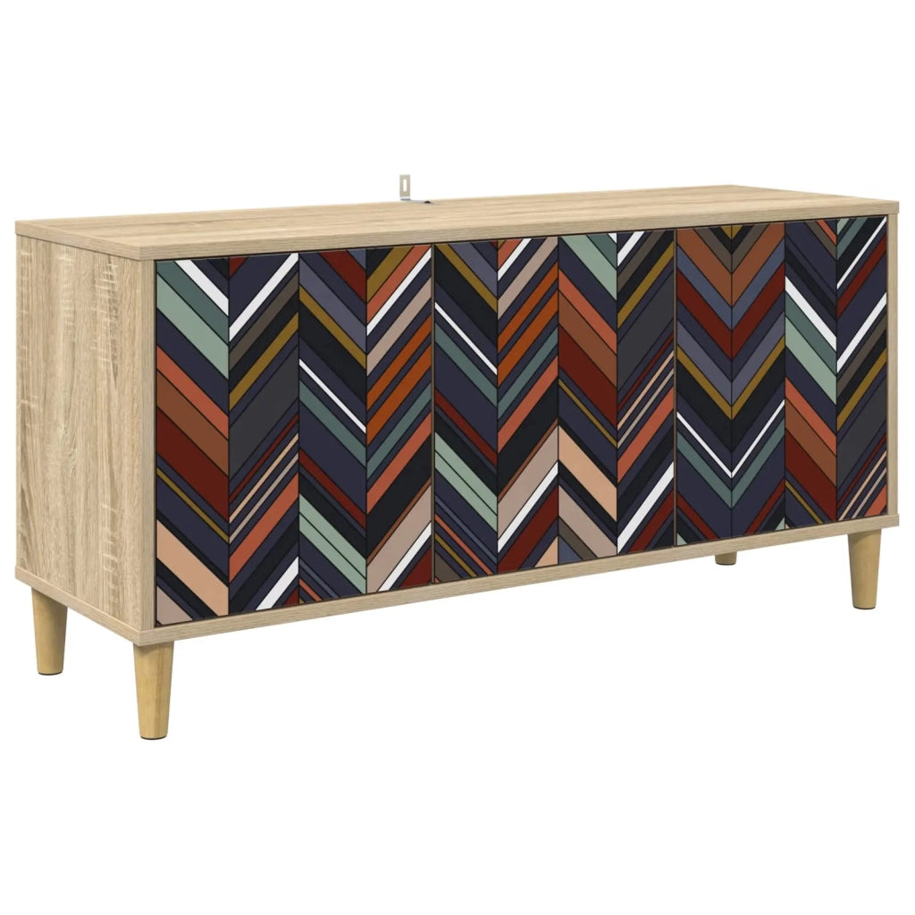 Mobile TV OMMEN 102 x 33 x 50 cm Sonoma Legno ingegnerizzato 8007079