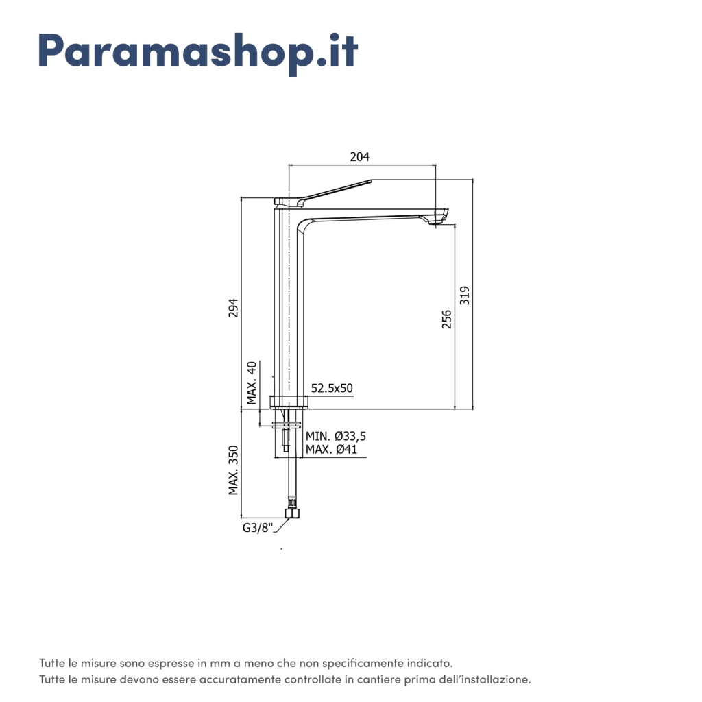 Paffoni set miscelatori lavabo alto, bidet senza scarico e incasso doccia 1 via cromato mod. Tilt