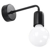 Applique BASILIK Pure Lume nera E27 1 luce metallo