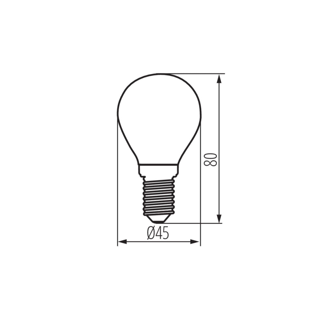 Lampadina LED Filamento E14 4,5W 4000K Kanlux 29627