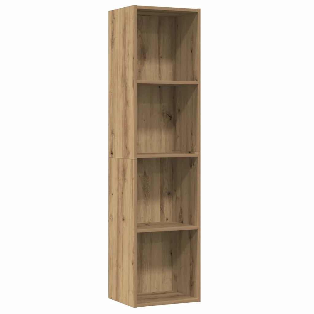 Libreria/Mobile TV Legno Antico 36x30x143 cm Legno Multistrato