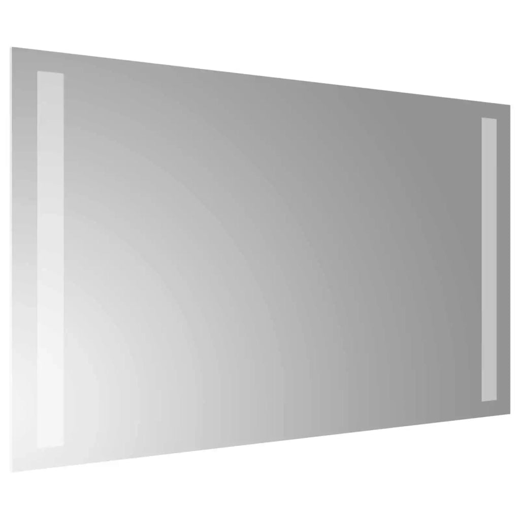 Specchio da bagno LED Trasparente 50 x 30 cm vetro temperato 42045792
