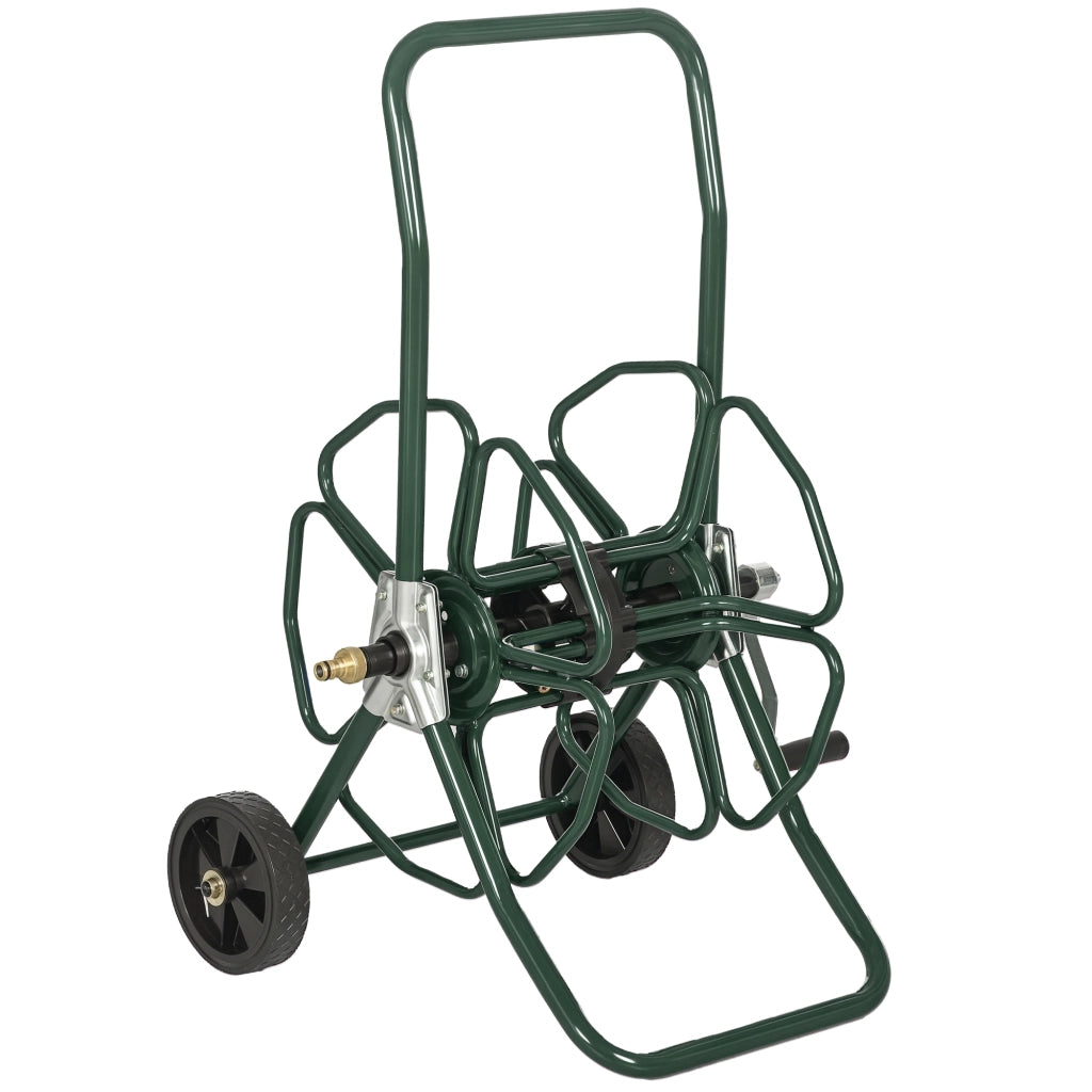 Carrello Avvolgitubo da Giardino ¨C zephmum ¨C Verde 30m ? 16mm Metallo