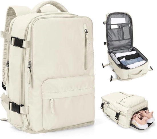 Borsa a Spalla Ryanair per Bagaglio a Mano Donna per Sedile Sotto per Borsa di Coda per Bagaglio a Mano per Aereo Easyjet Borsa a Spalla Impermeabile con Cassetto per Scarpe per Laptop da 14 Pollici