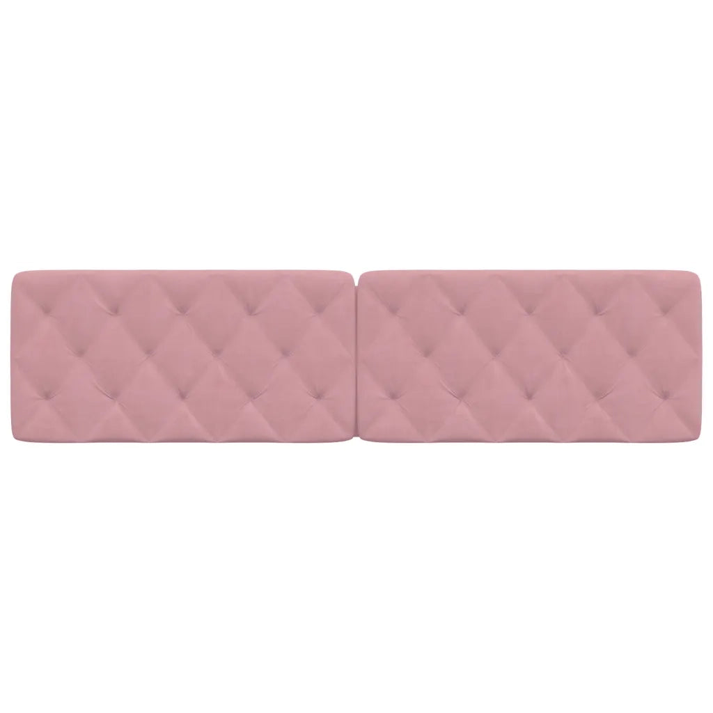 Cuscino Testiera Rosa 200 cm in Velluto CFW8972781