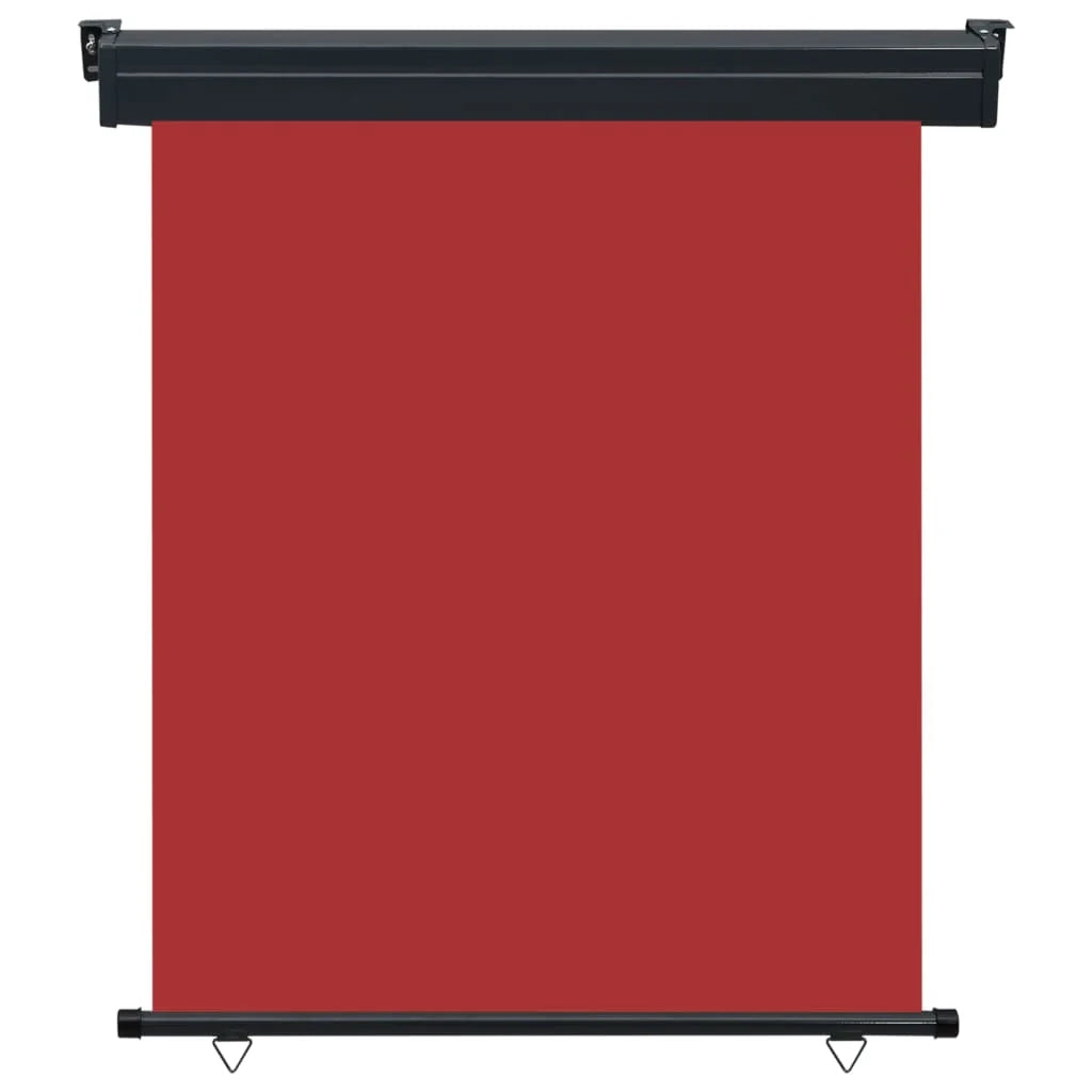 Tenda da sole laterale retrattile/schermo privacy per patio giardino terrazza balcone 140 x 250 cm rosso 02_0007017