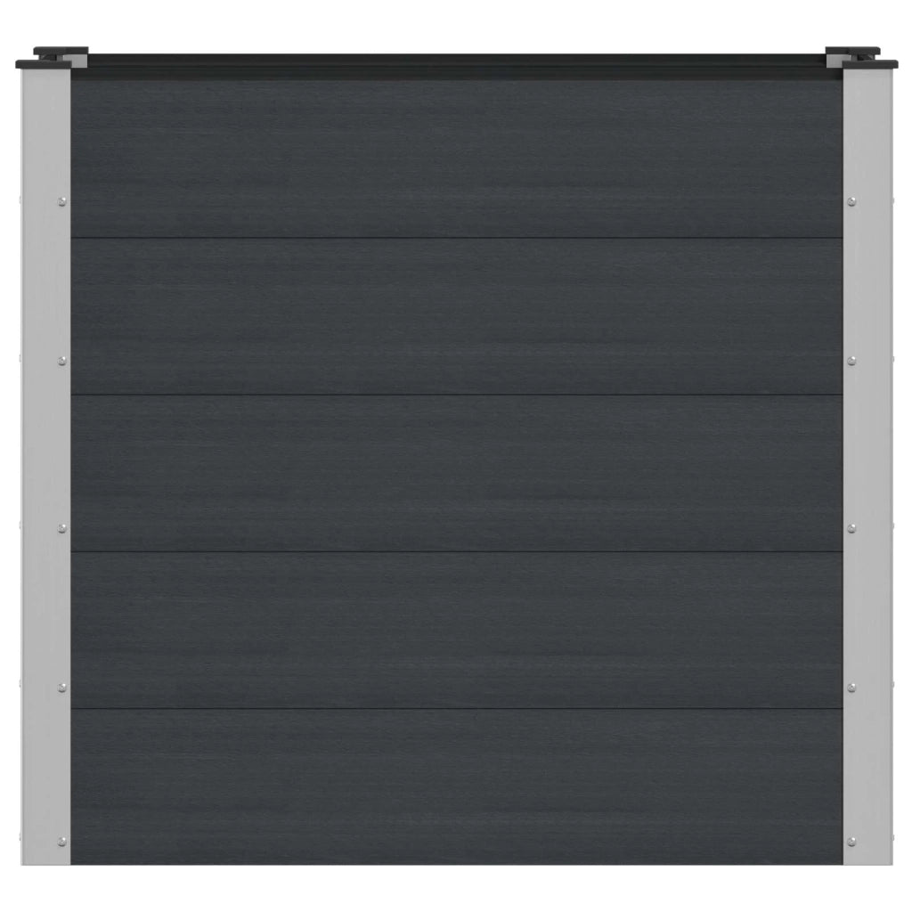 Fioriere | Cassetta per fiori | Letto rialzato da giardino Nero 100 x 50 x 91 cm