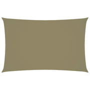 Vela ombreggiante/ombrellone rettangolare 4 x 7 m in tessuto Oxford beige 02_0009706