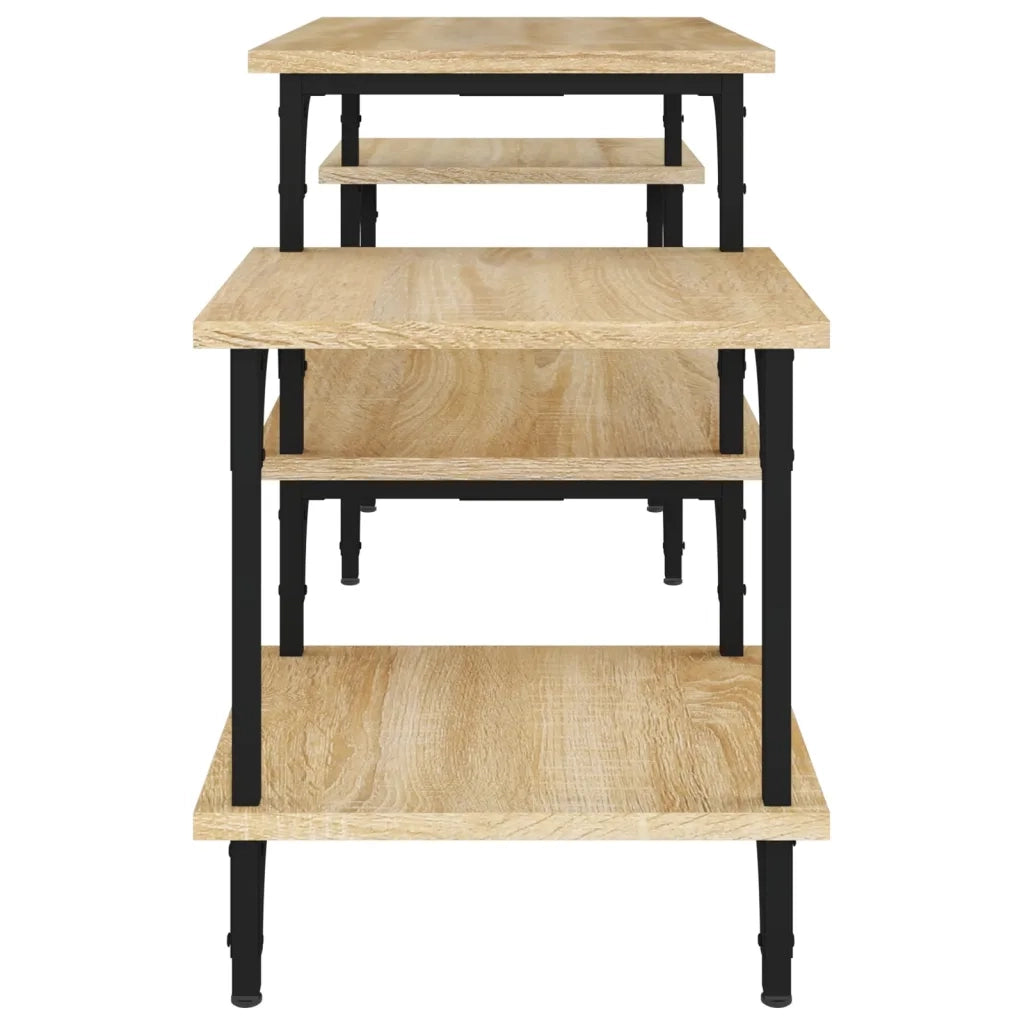 Mobile Porta TV-Mobile per TV-Credenza TV Rovere Sonoma 117x35x52 cm in Legno Multistrato