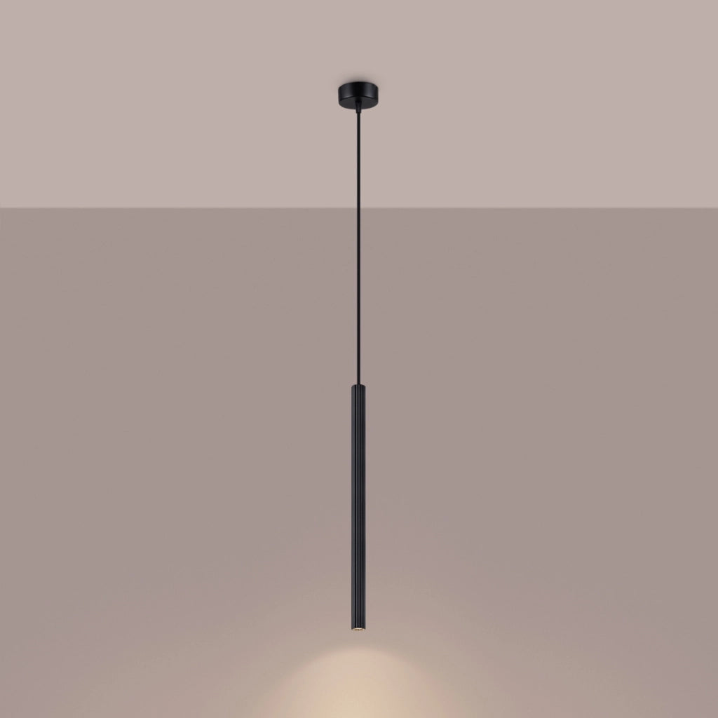 Lampada a sospensione ZENTRA tubo nero G9 8W Pure Lume