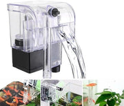 Filtro per acquario con cascata, progettato per l'aspirazione, pompa di circolazione e sistema di ossigenazione