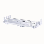 Plank per doccia telescopica - Senza perforazione richiesta - 28-44 cm - 18-25 mm organizzatore per doccia - Ideale per appendere in camera da bagno - Plank per camera da bagno senza impatto - Organizzatore per doccia e sapone della camera da bagno