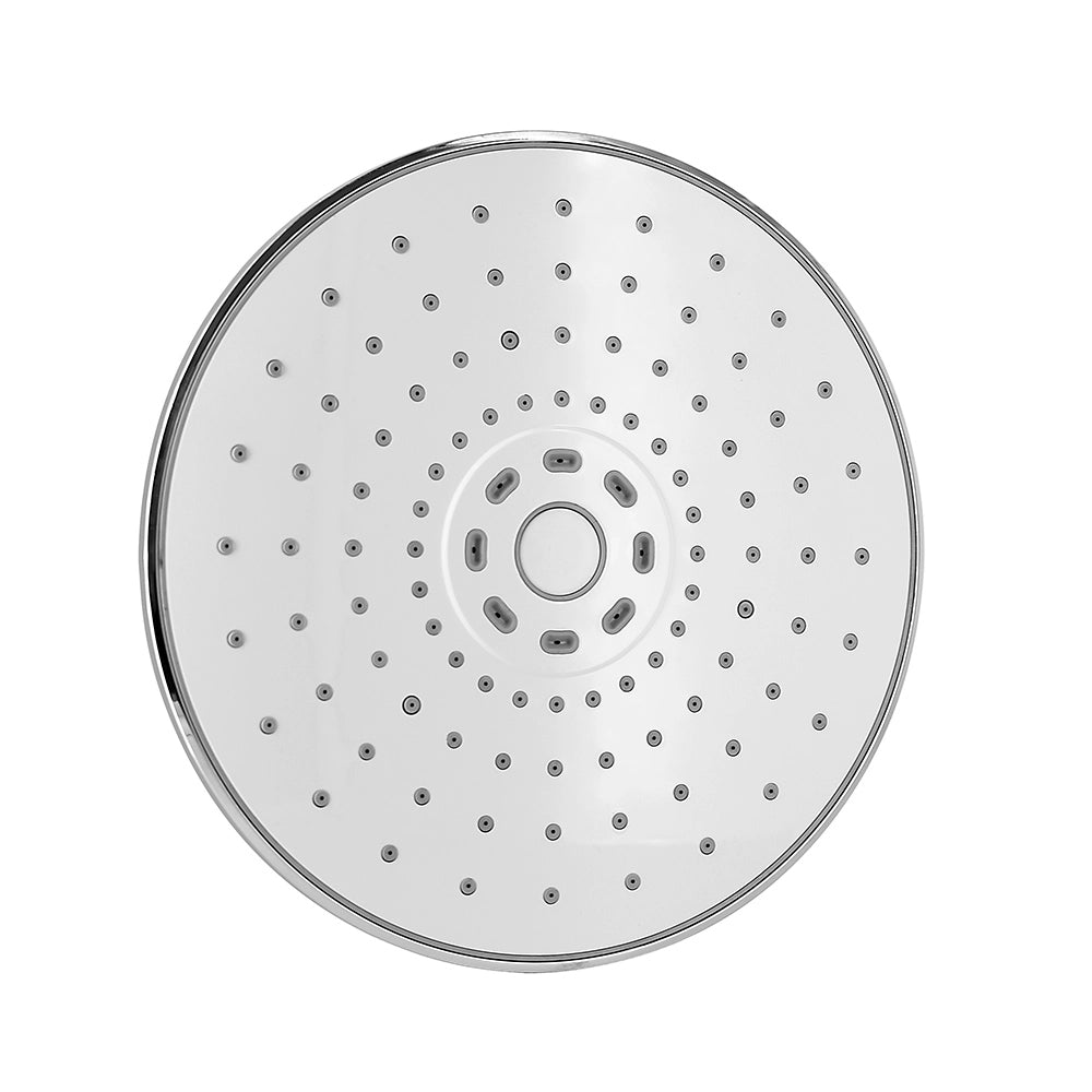 Set doccia con soffione in ABS e braccio estendibile 35-50 cm in ottone cromato