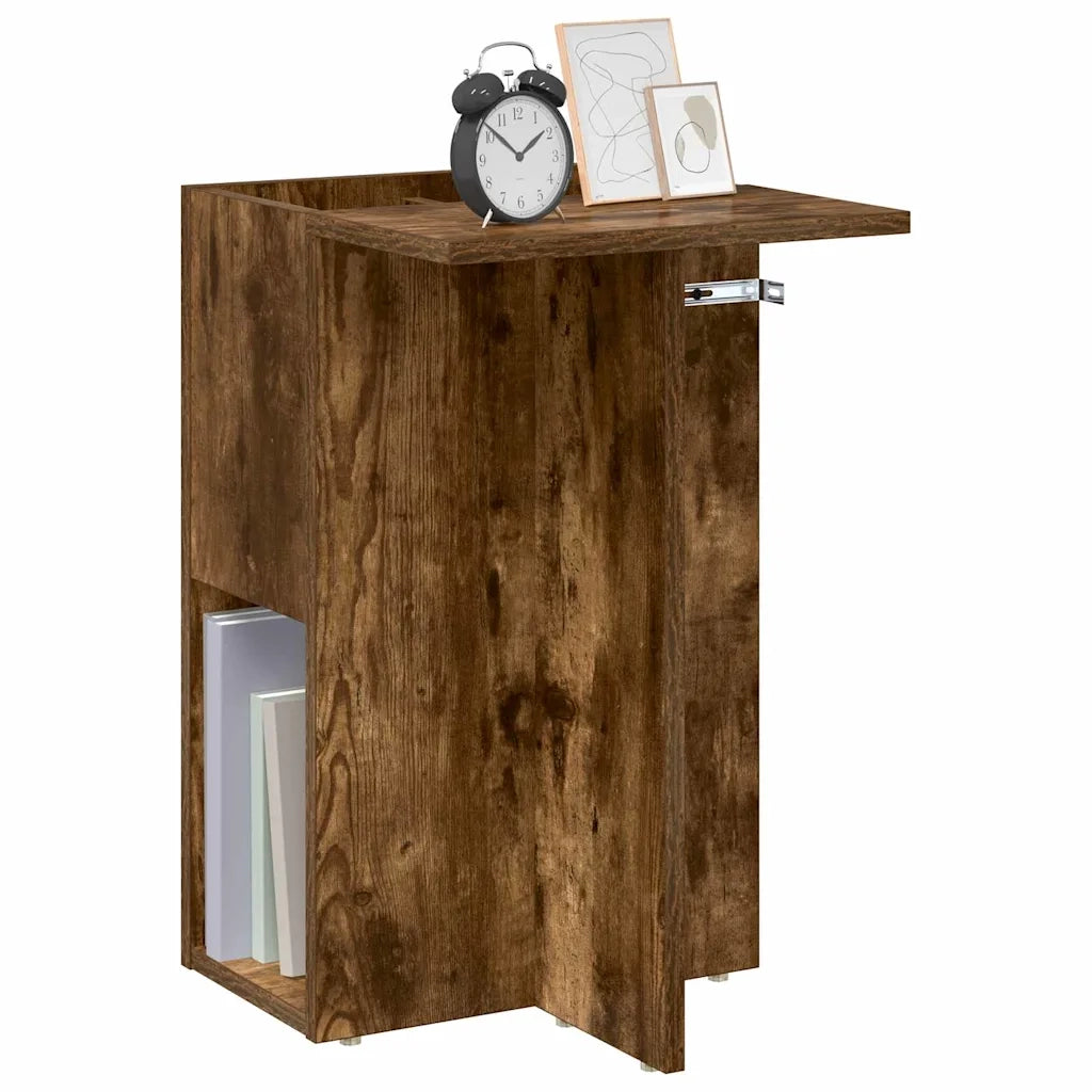 Tavolino Rovere fumé 35 x 40 x 55 cm Legno ingegnerizzato 891100
