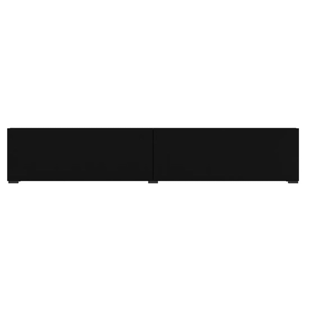 Mobile TV 180cm collezione EVA. Colore nero e rovere.