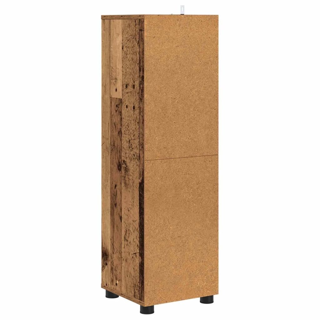Mobile da Bagno con cassetto Legno vecchio 30,5 x 30 x 101 cm 888745