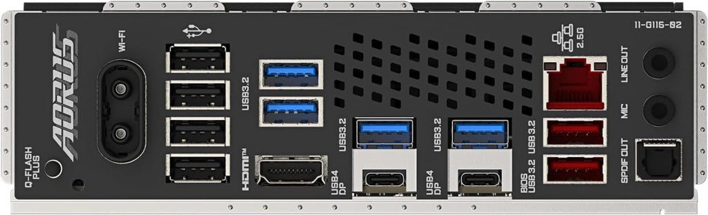 X870 AORUS ELITE WIFI7 Scheda Madre - Supporta CPU AMD Ryzen 9000, 16+2+2 fasi VRM, fino a 8000MHz DDR5 (OC), 3xPCIe 5.0 + 1xPCIe 4.0, Wi-Fi 7, LAN 2.5GbE, USB 4