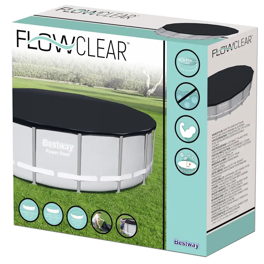 Bestway Copertura per Piscina Flowclear 488 cm 3202470