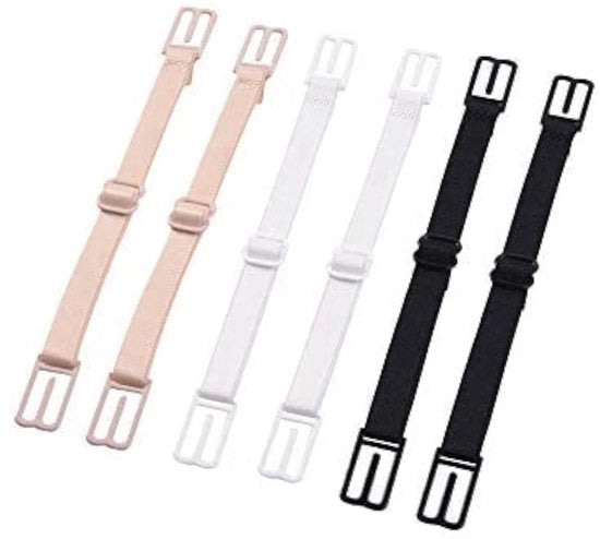 Supporto per reggiseno adattabile con antislip e elastico - 6 pezzi - Clip - Adatto per sport e attività fisica - Supporto per reggiseno