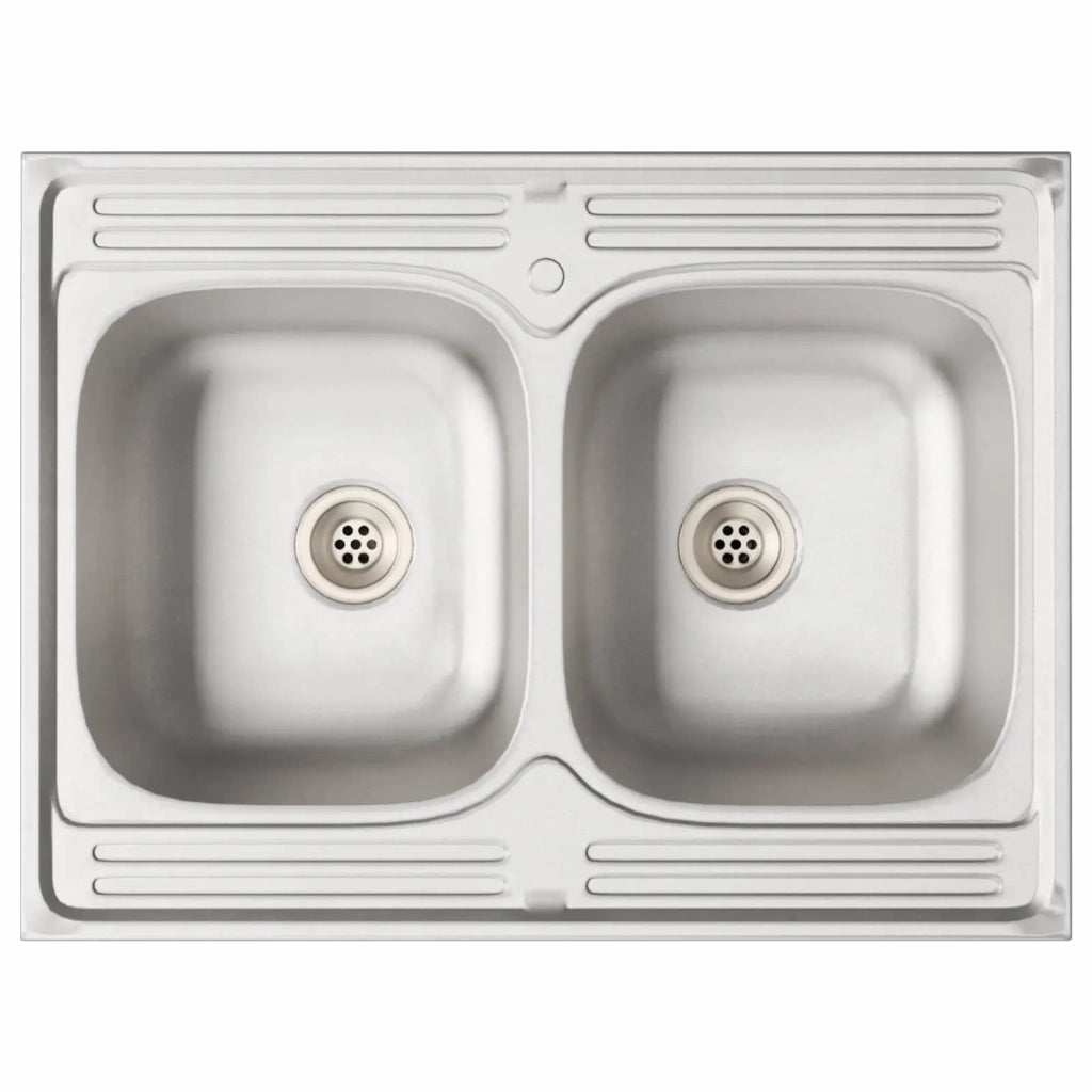 Mobiletto per lavabo Lucca 2 pz Legno vecchio 3315019