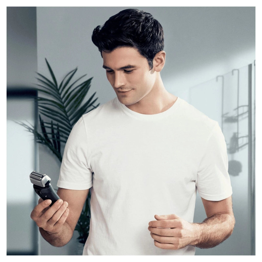 Braun Series 8 83M Testina Di Ricambio Per Rasoio Elettrico Uomo - Argento - Compatibile Con Rasoio Elettrico