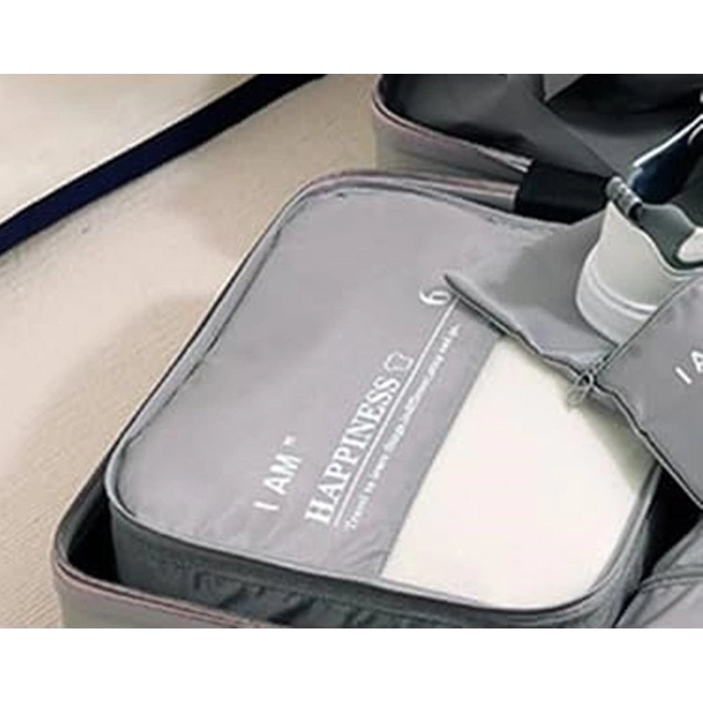 Trade Shop - Organizer Viaggio Casa Impermeabile Borsa Organizzatore Valigia Grigio 34x29x12cm 87712 -