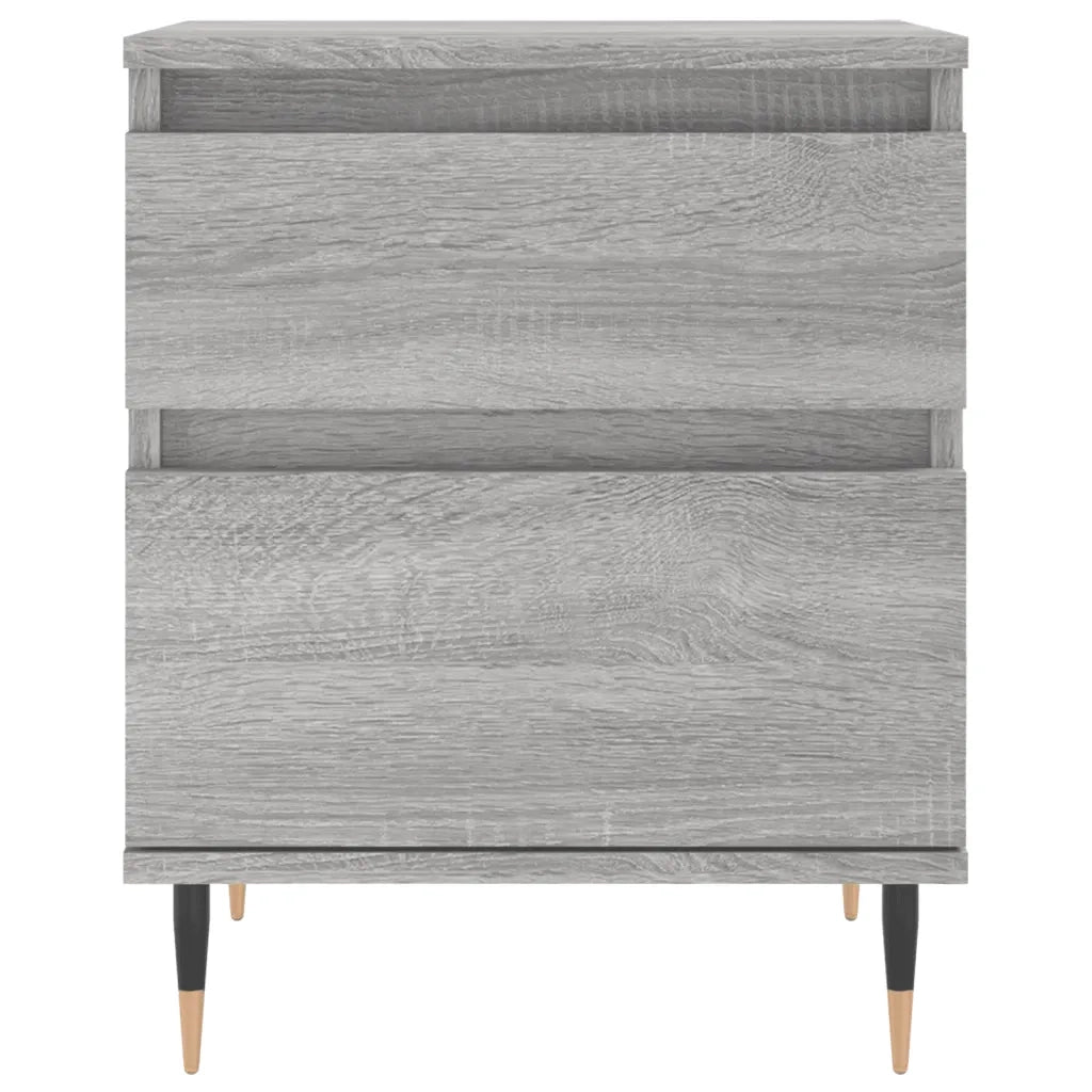 Comodino | Armadio da Notte | Mobiletto da notte Grigio Sonoma 40x35x50 cm in Legno Multistrato