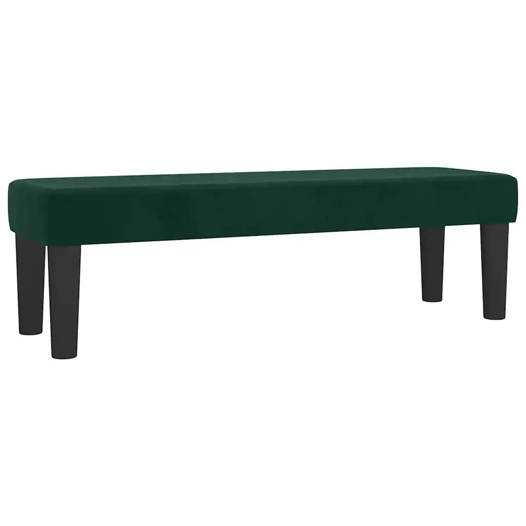 Giroletto a Molle con Materasso Verde Scuro 160x200 cm Velluto