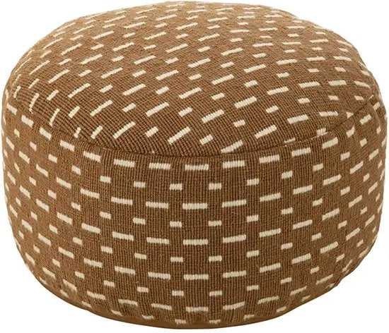 Pavimento in poliestere Rond Lijnen Outdoor - marrone/bianco