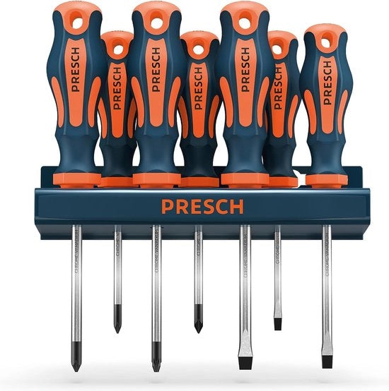 Set di chiavi a maglie a 7 pezzi, chiave a maglia magnetica con testa a croce e a gola, attrezzo professionale