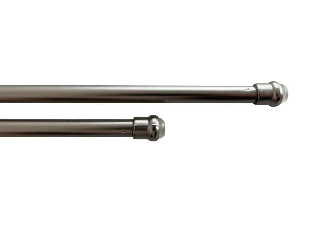 Bacchette Tende A Pressione Bastone Tenda Estensibile Astina Con Molla - 60-80 - Nickel